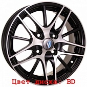 Диск ЛС 15*6.0 4*100 ЕТ45/54.1 Tech Line 1506 BD